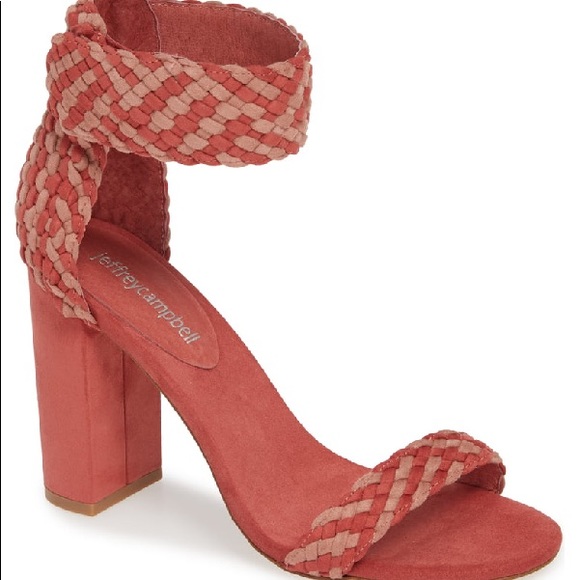 Jeffrey Campbell Shoes - Jeffrey Campbell Lindsay Suede Woven Heels